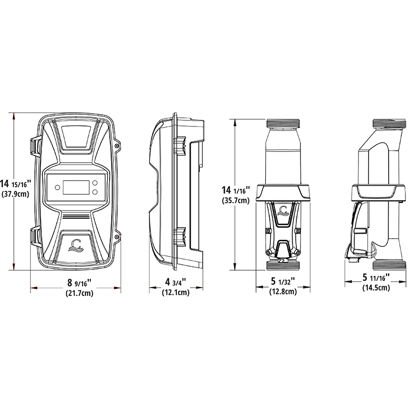 Carvin Ollo 25 Salt Water System for Pools Up To 25,000 Gallons (95,000 L - 120V)