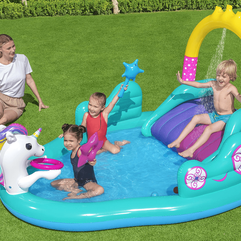 Kids Magical Unicorn Carriage Play Center