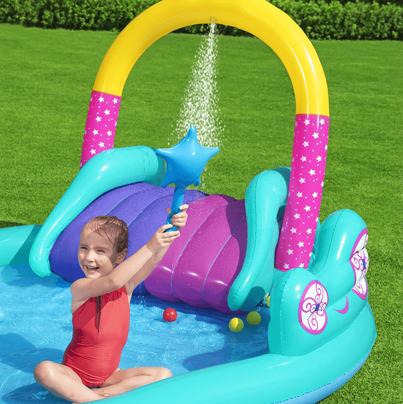 Kids Magical Unicorn Carriage Play Center