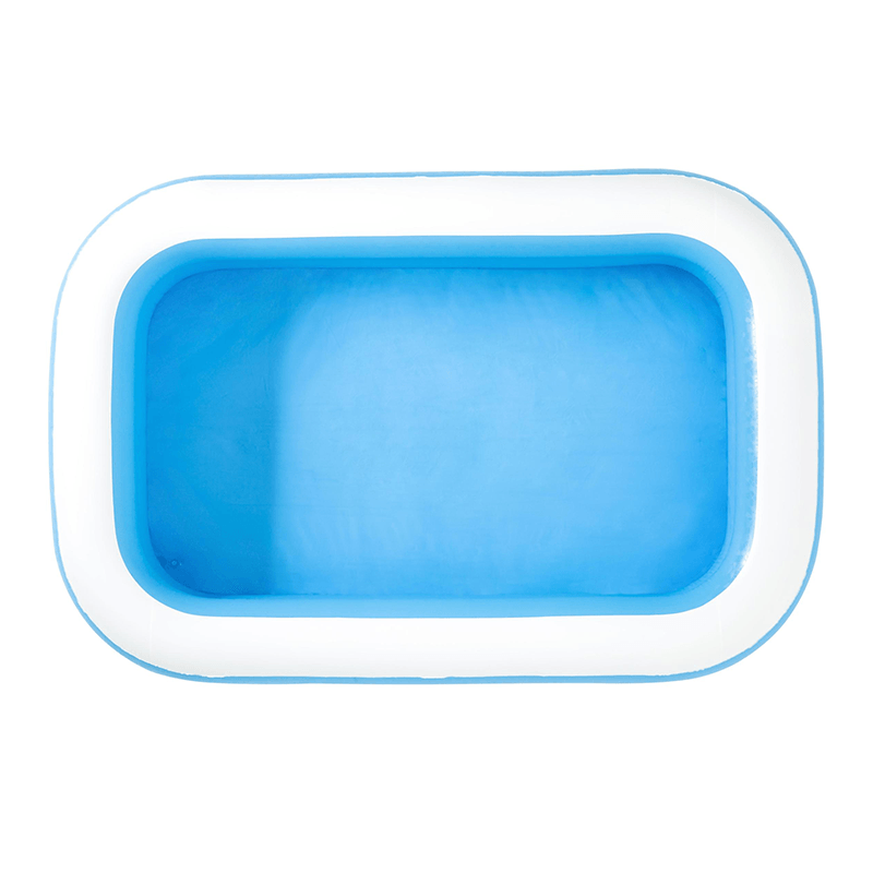 8.5 Ft Blue Rectangular Kiddie Splash Pool