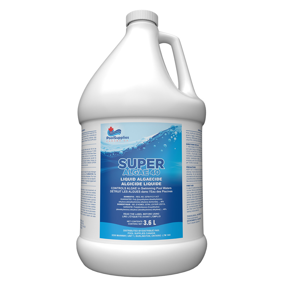 Super Algae 40 Algaecide (3,6 L) par Pool Supplies Canada