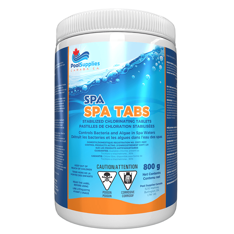 Comprimés de chlore pour spa (800g) par Pool Supplies Canada