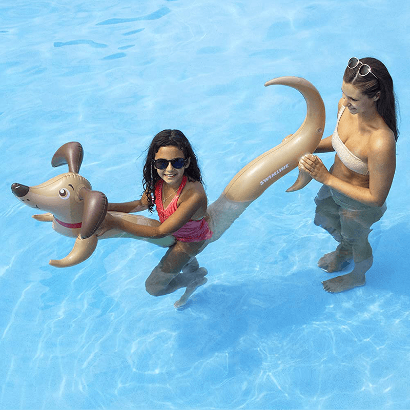 Doogie Inflatable Doodle Ride-On Pool Float