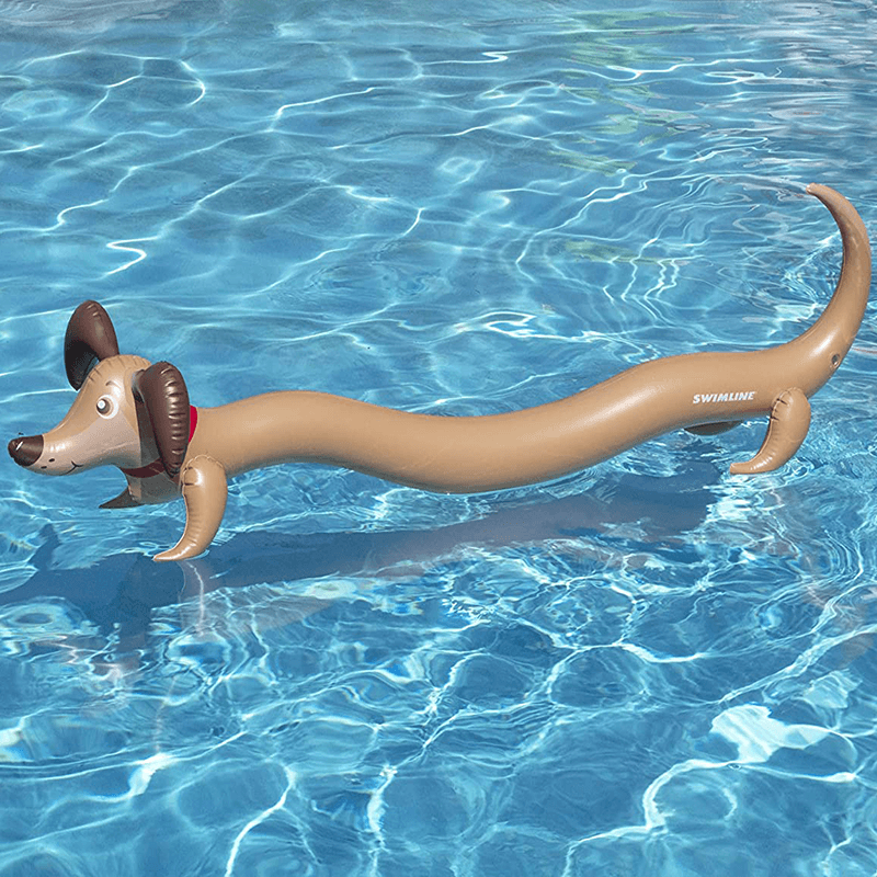 Doogie Inflatable Doodle Ride-On Pool Float