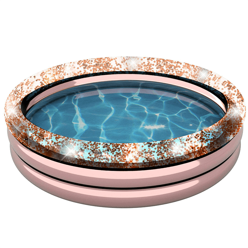 Piscine de bronzage gonflable or rose Pool Candy de 60 pouces