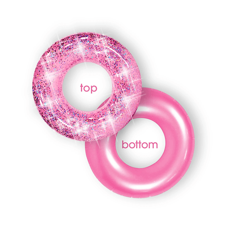 Pink Pool Candy 36 Inch Glitter Pool Tube