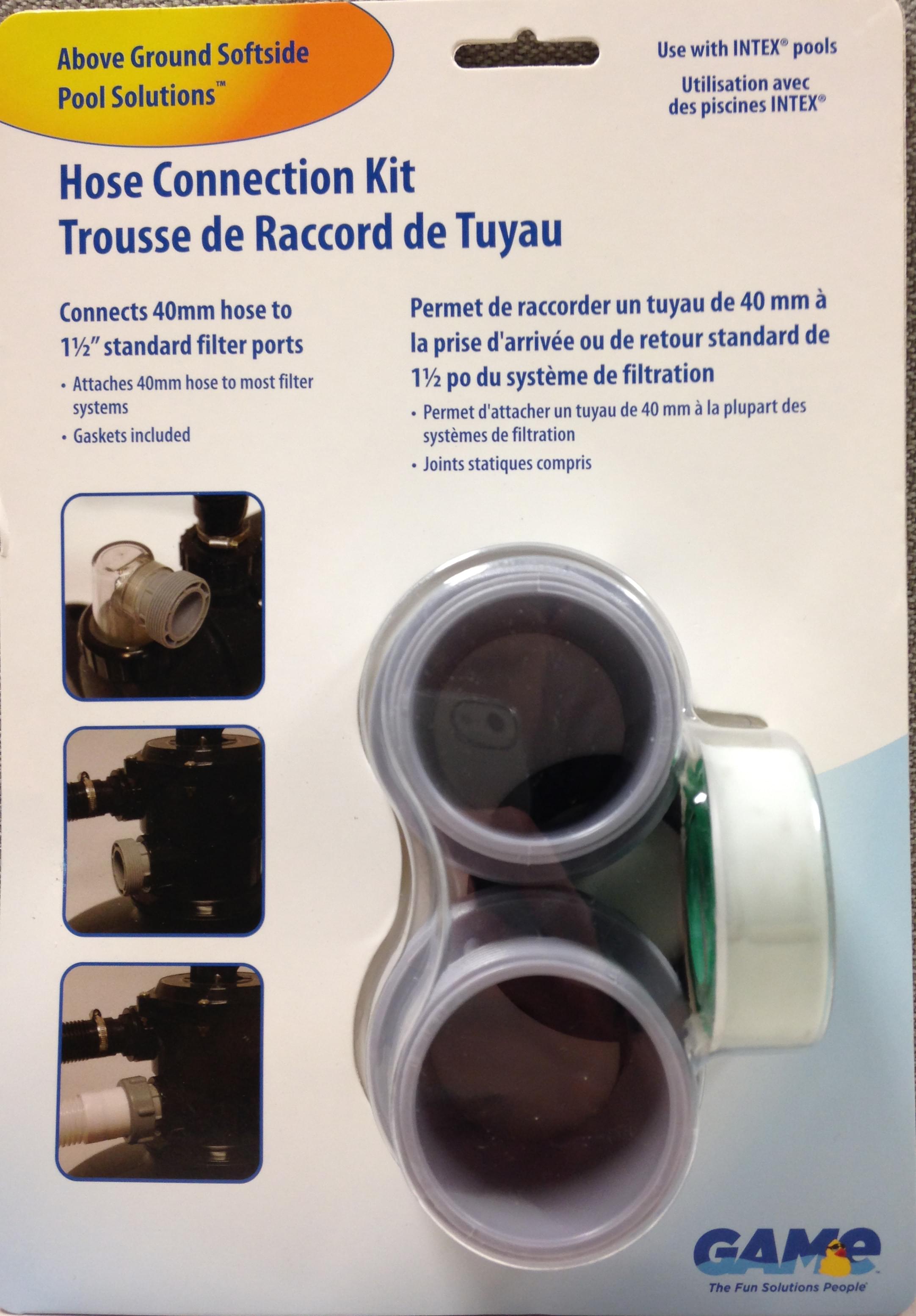 Discontinued GAME Pool Hose Conversion Kit -  40mm to 1.5 Inch