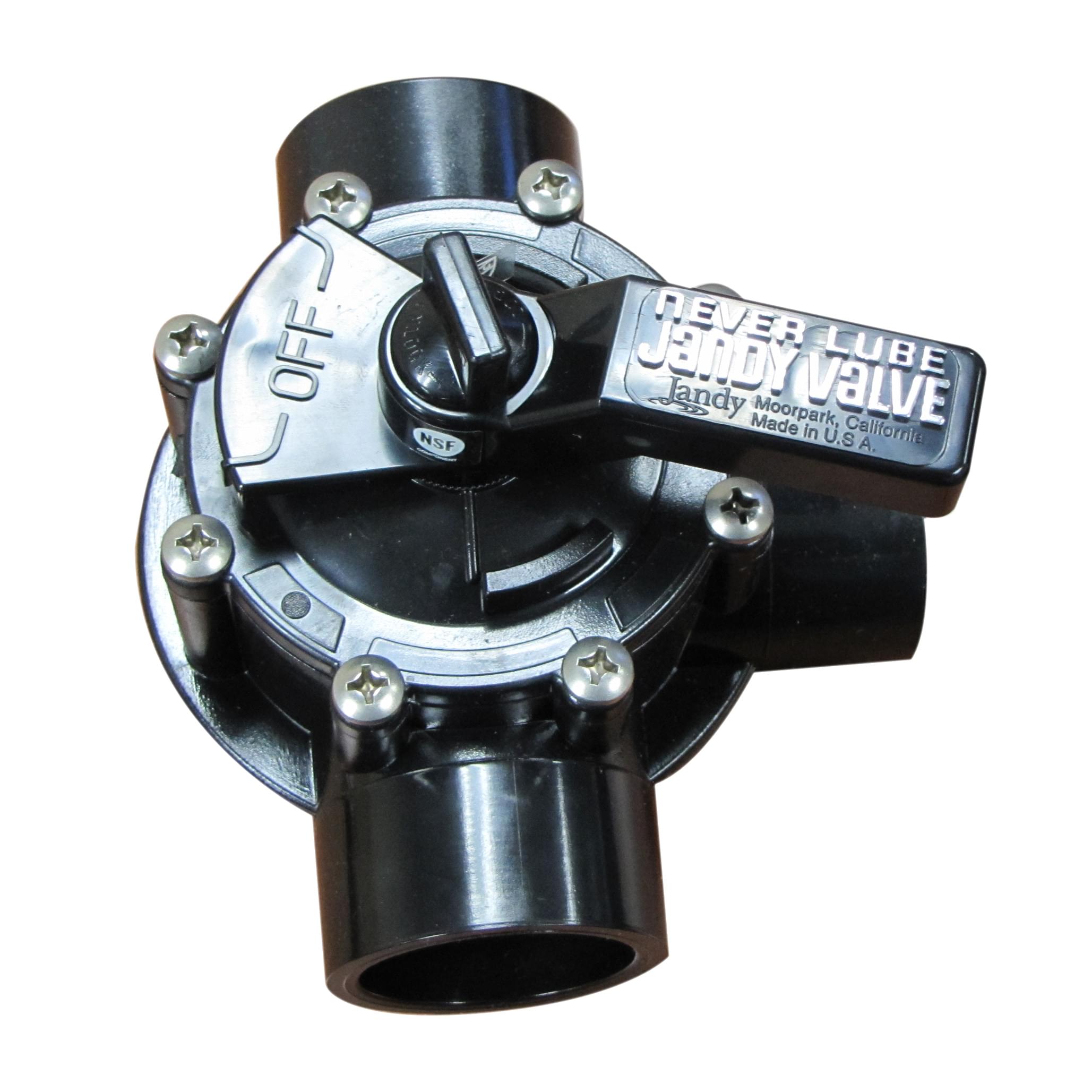 Jandy 2 Inch NeverLube 2-Way Valve - Slip x Slip