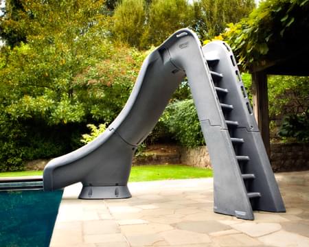 Glissade Typhoon avec Virage à Gauche pour Piscine Creusée