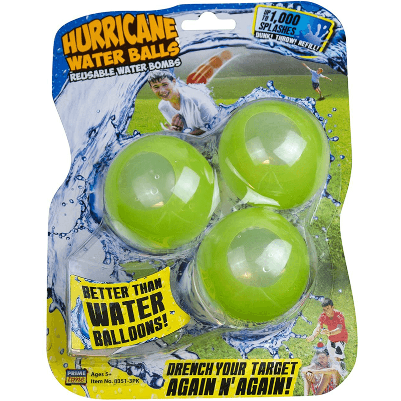 Hurricane Re-Usable Water Balls (Pack of 3)