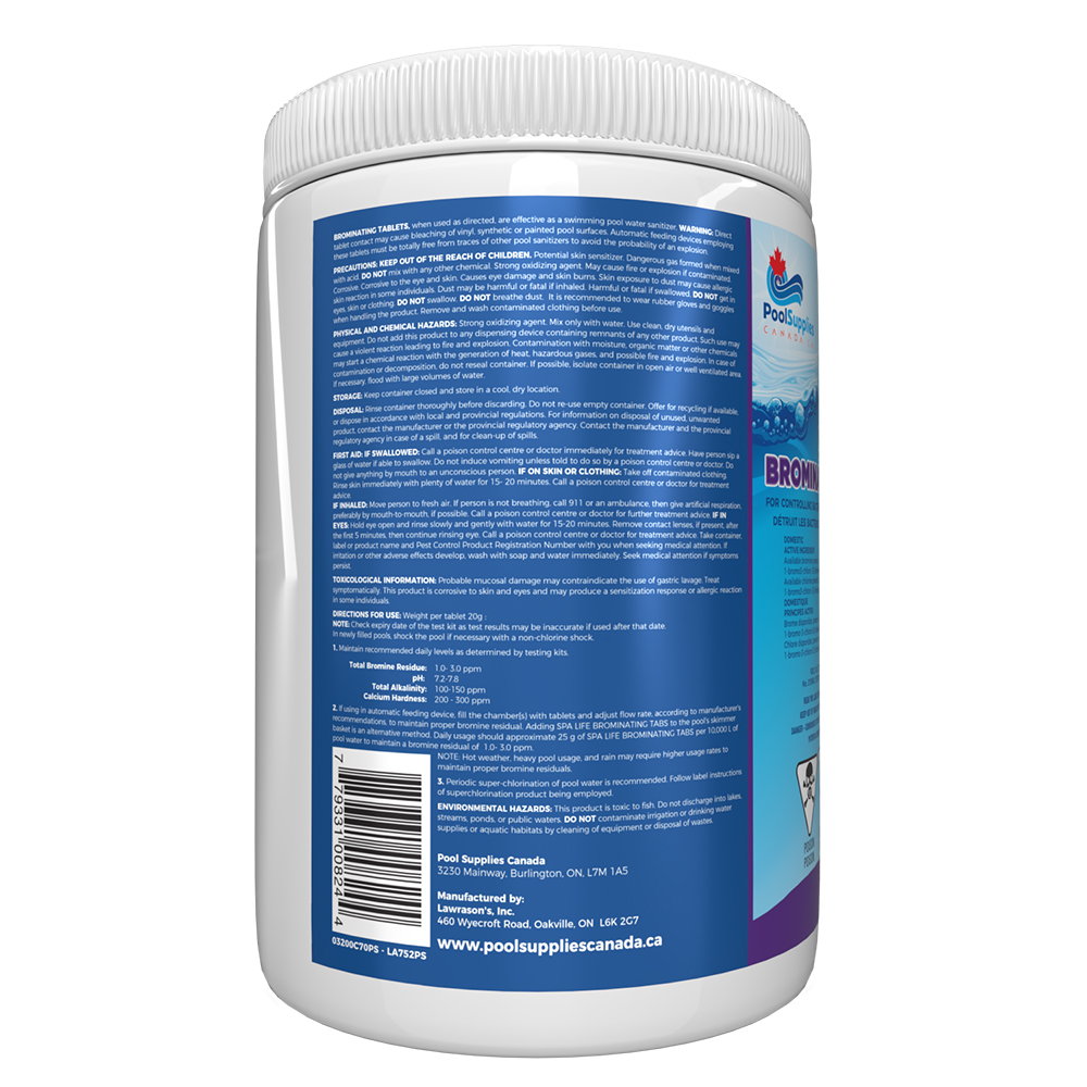 Comprimés de bromage pour spa (750g) par Pool Supplies Canada
