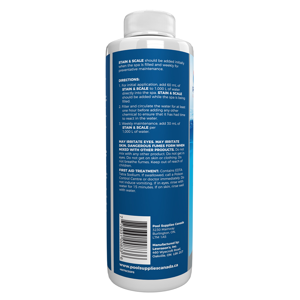 Spa Stain and Scale Control (500ml) by Pool Supplies Canada