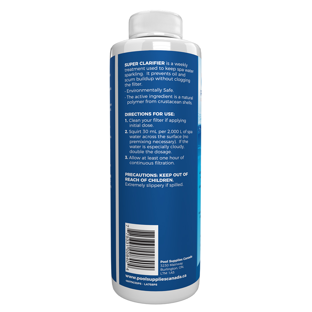Super clarificateur pour spa (500ml) par Pool Supplies Canada