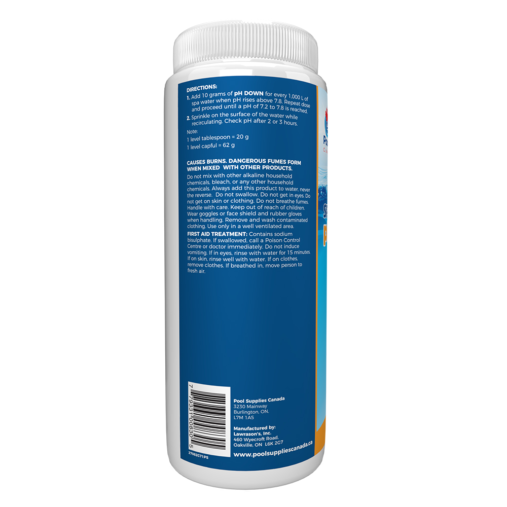 Spa PH Down (950g) by Pool Supplies Canada