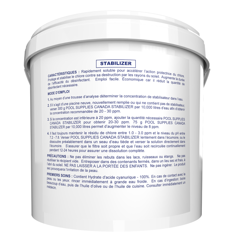 Stabilisateur (7 Kg) par Pool Supplies Canada