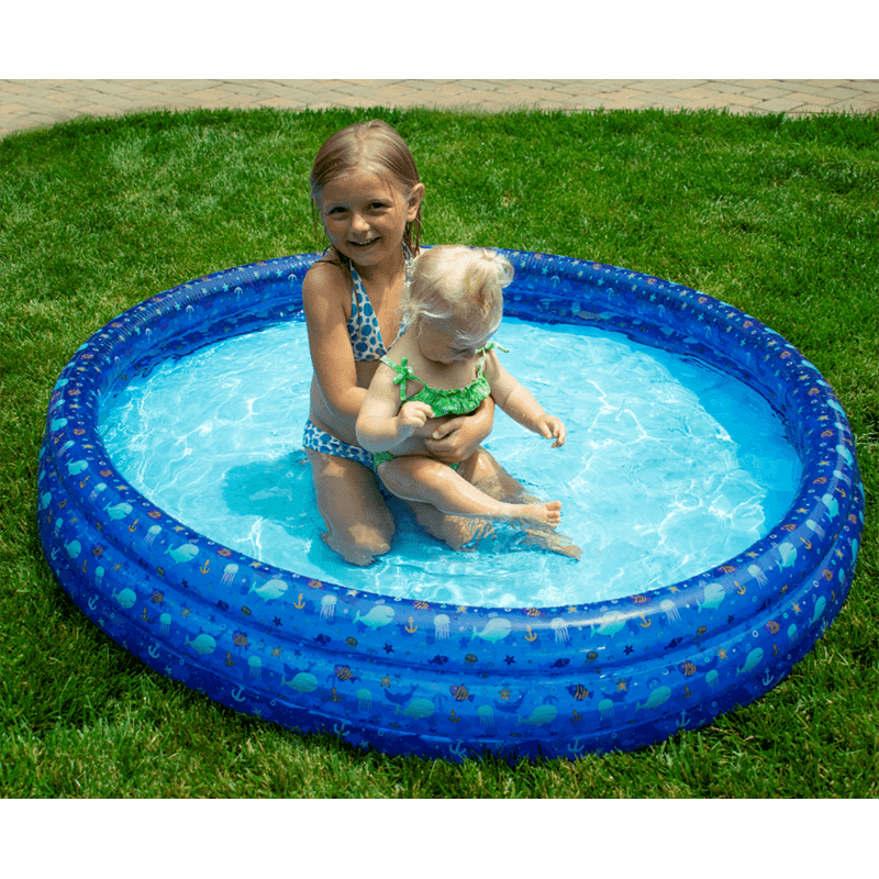 Piscine gonflable pour enfants avec 3 anneaux