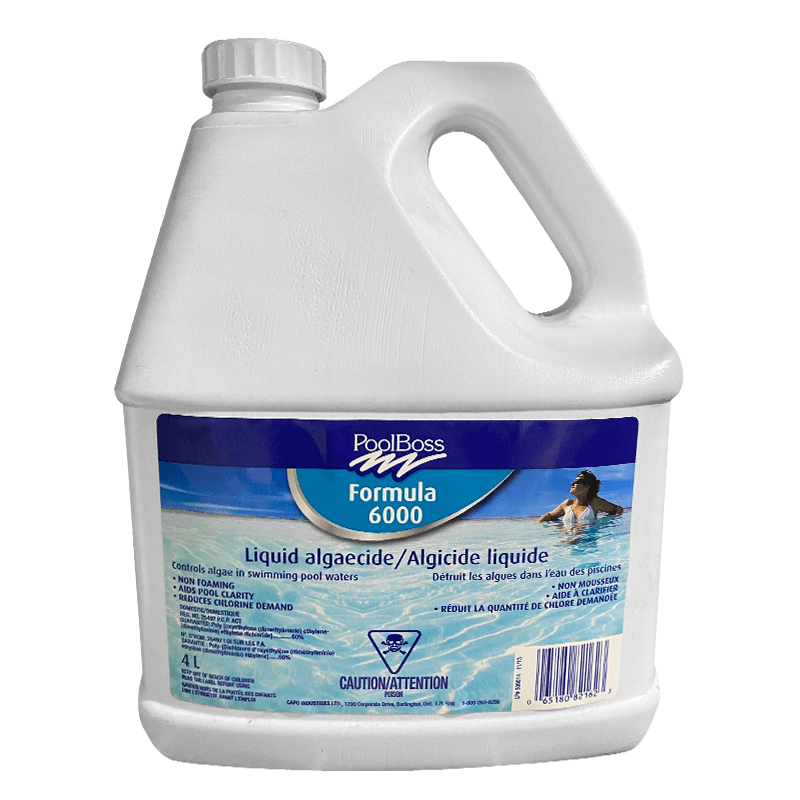 Formula 6000 Super Concentrated Algaecide (4 Litre Commercial Size Container)