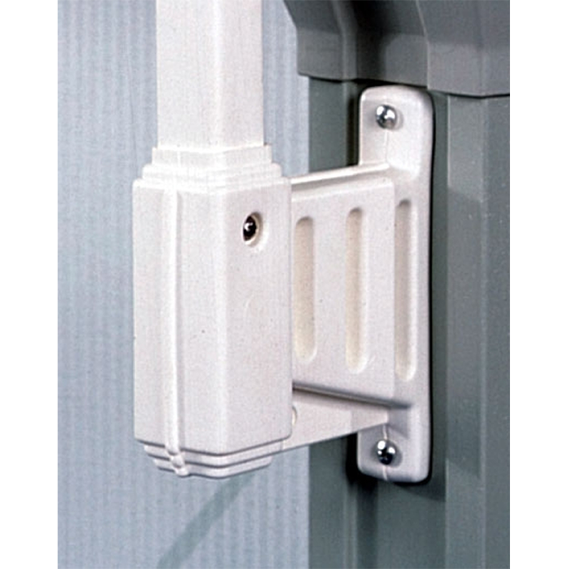 Support unique de remplacement pour poteau de clôture en vinyle (support seulement)