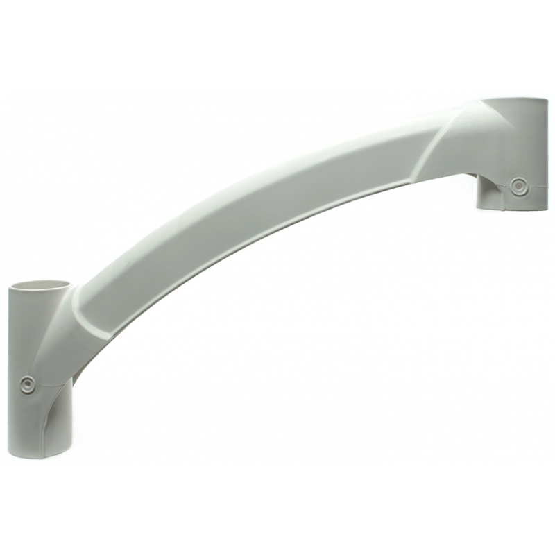 Short Handrail for Biltmor Above Ground Steps (Pearl-Grey)