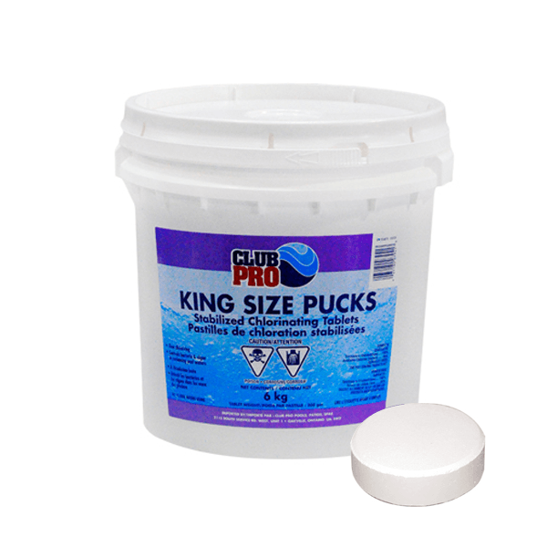 King Size Stabilized Chlorine Tablets (6 Kg Pail) Pool Supplies Canada