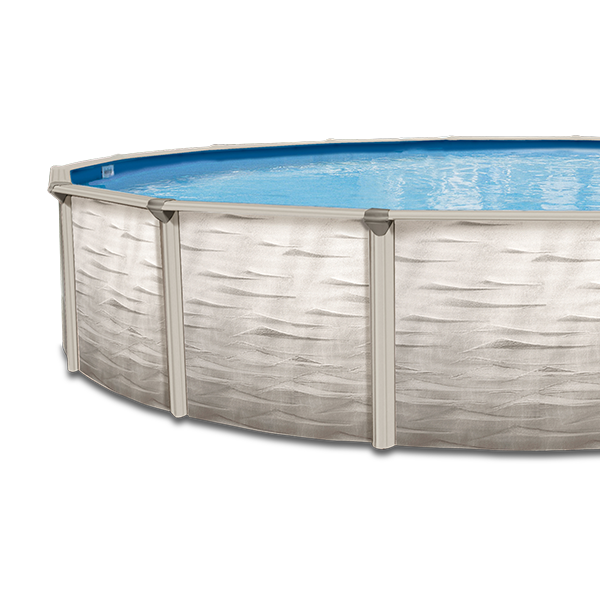 Esprit 15 x 30 ft Oval Above Ground Pool with Punka Wall, Liner and Skimmer