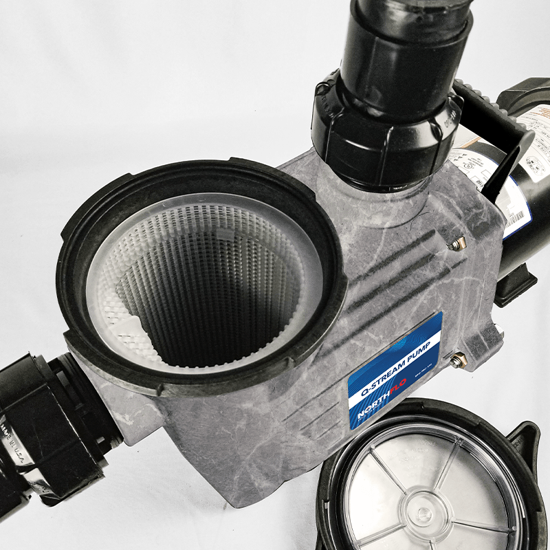 NorthFlo Q-Stream 1 HP Inground Pump with Reducer Bushings