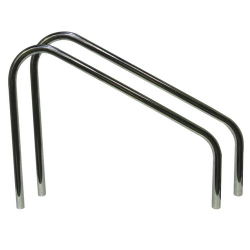 above ground pool step handrails