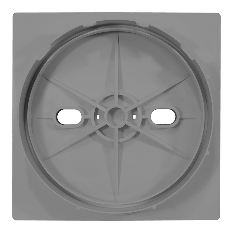 Produits moulés sur mesure - 25538901000 - Ensemble de couvercle et de collier d'écumoire carré (gris)