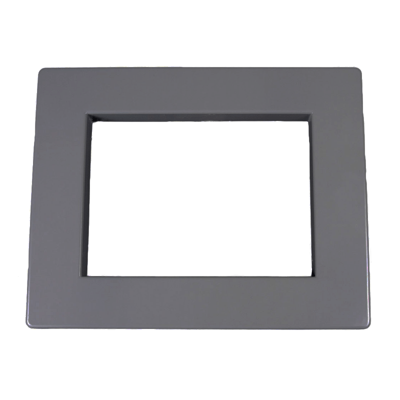 Produits moulés sur mesure - 25540001020 - Couvercle de plaque frontale d'écumoire 8,75 po x 11 po (gris)