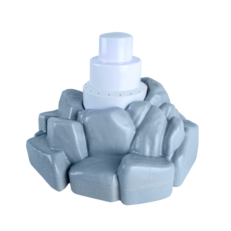 Fontaine d'eau en roche