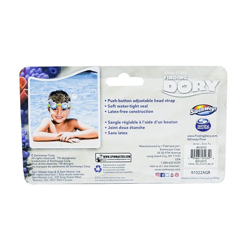 SwimWays Child Swim Goggles - Dory