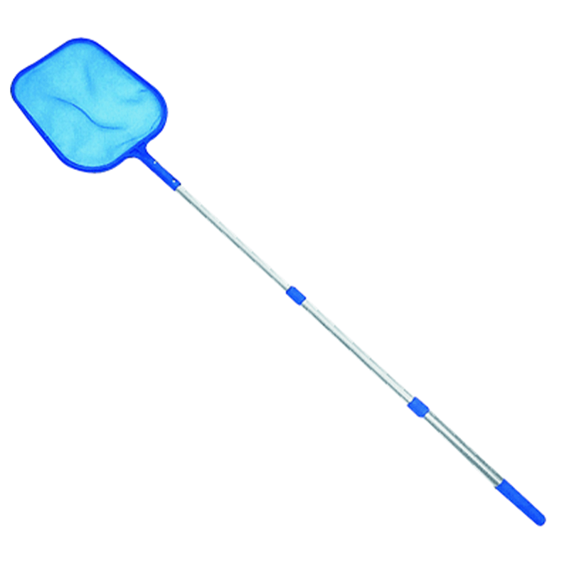 leaf skimmer with wheels and brushes