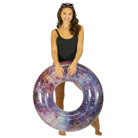 Discontinued Galaxy Pink Pool Candy 36 Inch Glitter Pool Tube