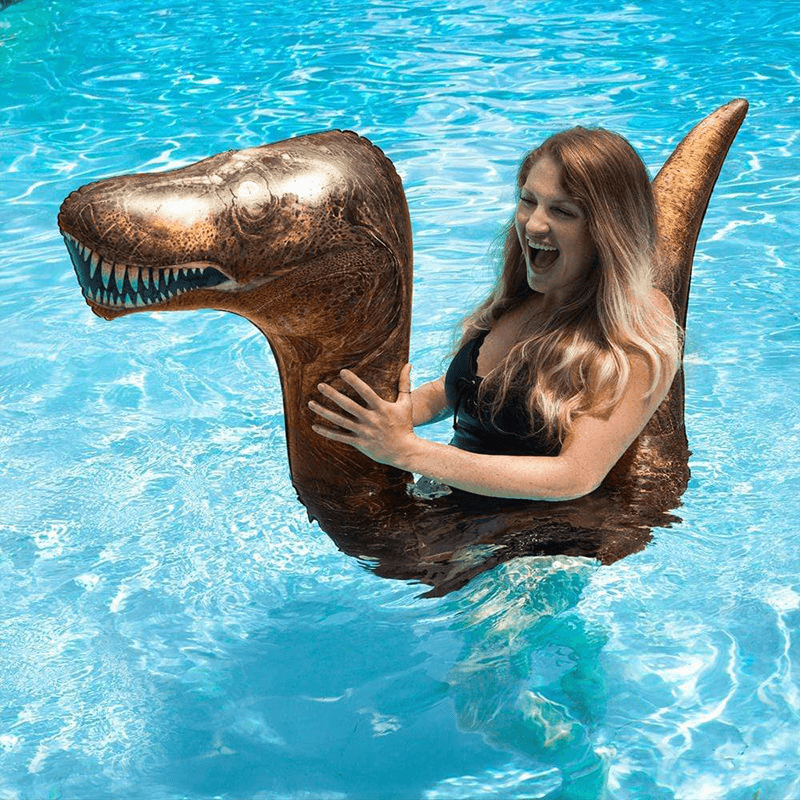 Pool Candy Ride-On T-Rex Pool Noodle
