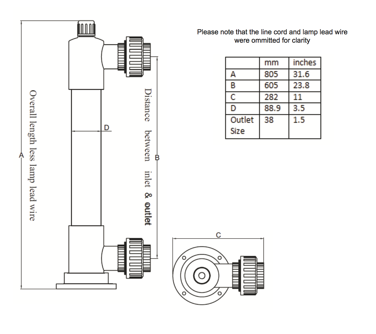 Open Box Pura Vida UV Above Ground Pool Water Sterilizer System