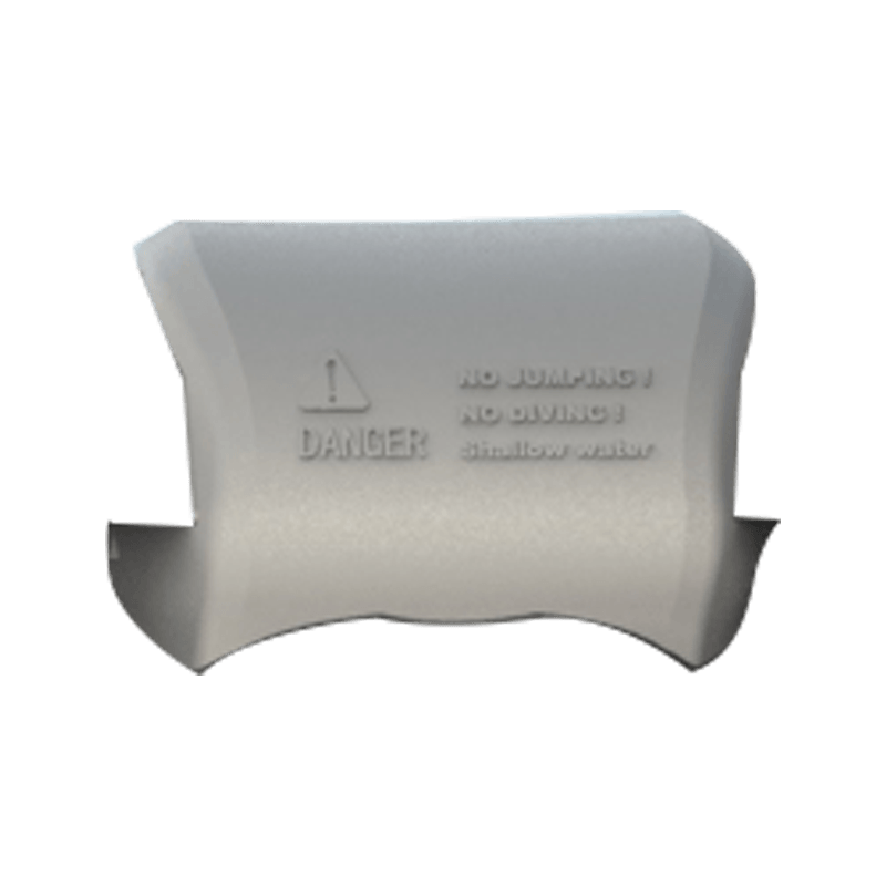 27 Ft Round Narwhal Resin Above Ground Pool with 52 Inch Wall, Liner and Skimmer