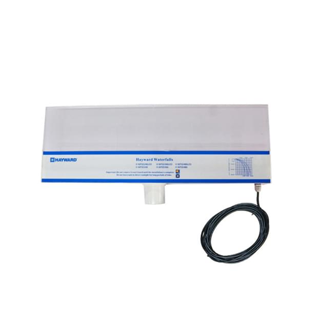 Kit de cascade à DEL Hayward de 24 pouces avec lèvre de 6 pouces, alimentation et télécommande