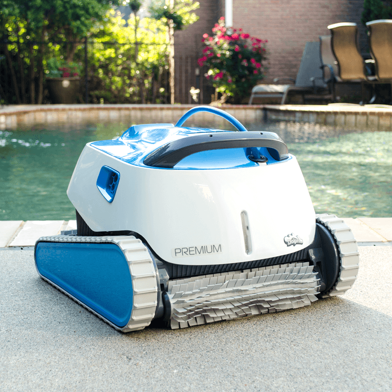 Open Box Dolphin Premium Robotic Inground Pool Cleaner with WiFi
