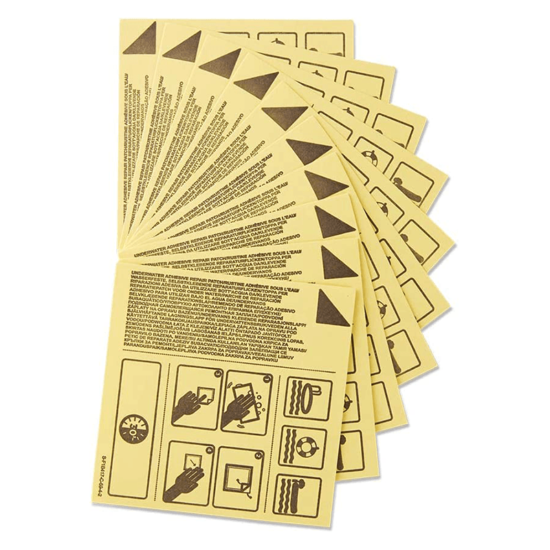 Patch de réparation adhésif sous-marin Bestway (carré de 2,5 pouces)