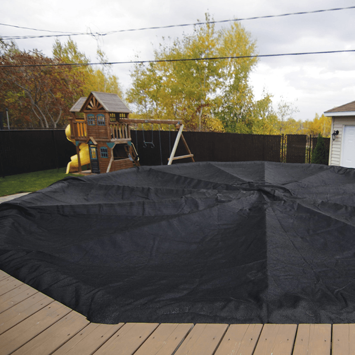 18 ft Round Elastic Winter Mesh Cover System