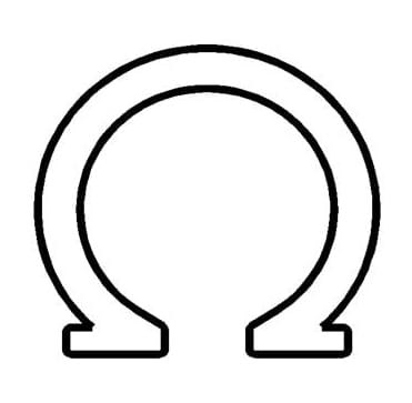 Round Horseshoe Above Ground Coping