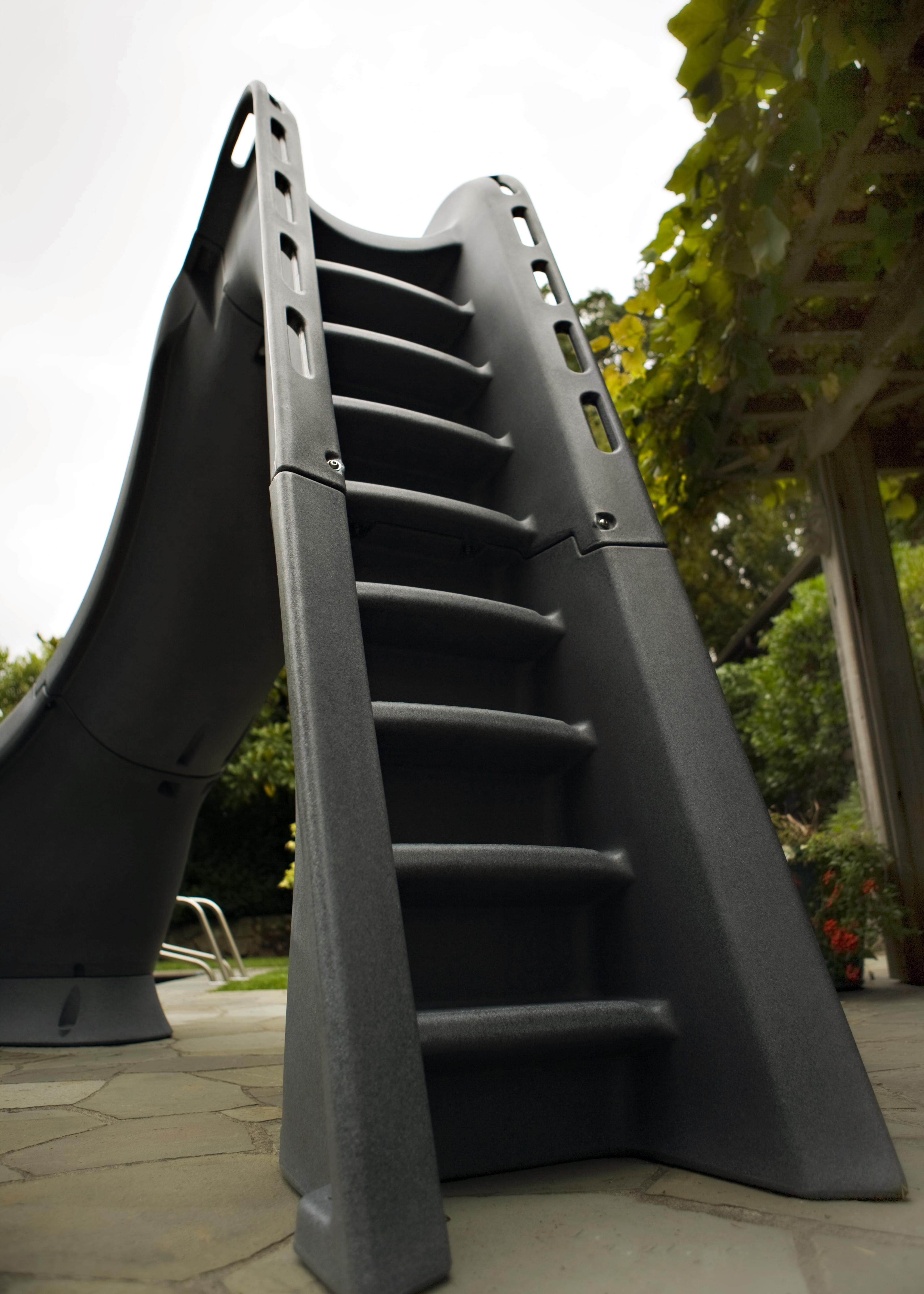 Glissade Typhoon avec Virage à Droite pour Piscine Creusée