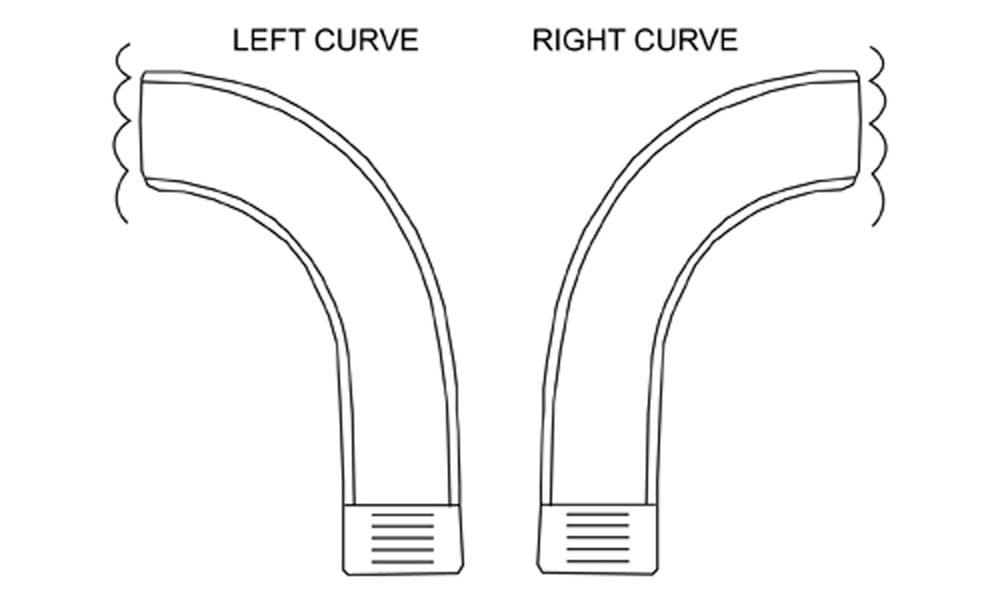 Glissade Typhoon avec Virage à Droite pour Piscine Creusée