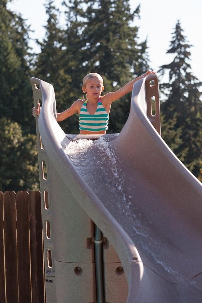 Glissade Turbo Twister à Virage Gauche pour Piscine Creusée
