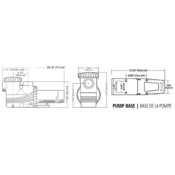 Pompe pour piscine creusée à vitesse variable Magnum Force série V de 1,65 CV