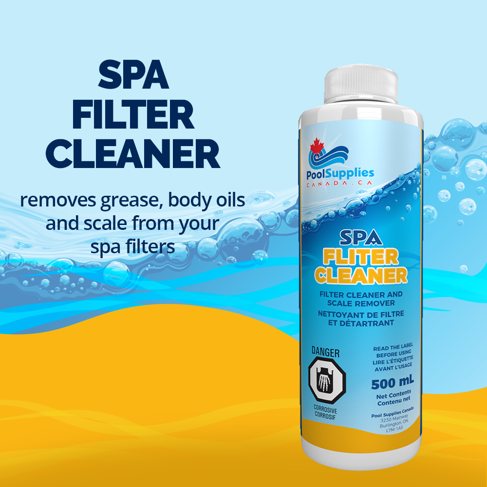 Nettoyant pour filtre à cartouche de spa (500ml) par Pool Supplies Canada