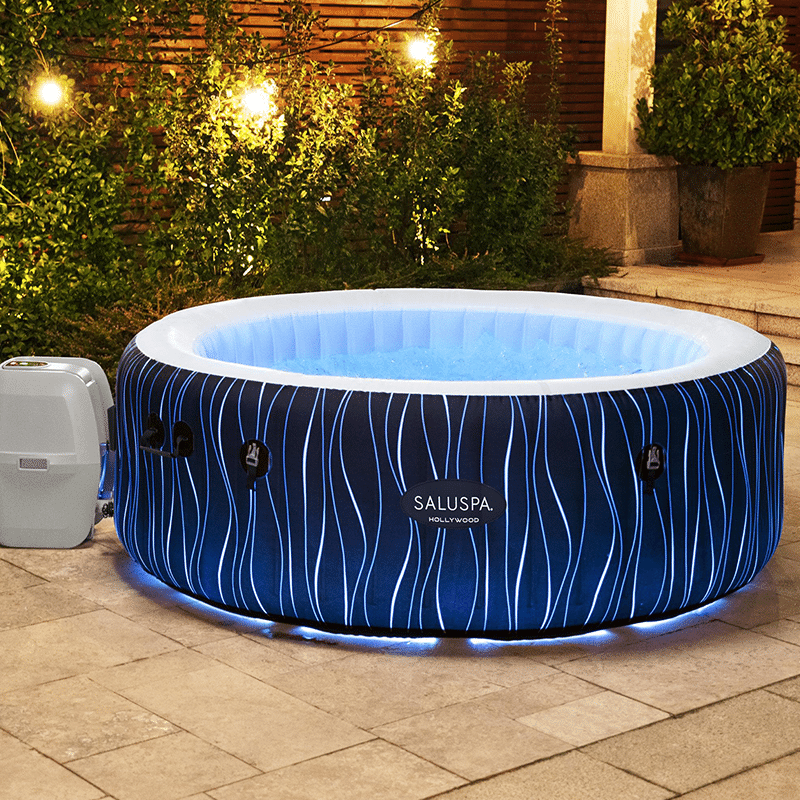 Discontinued Saluspa Hollywood Airjet 4-6 Person Inflatable Hot Tub (77 x 26 Inches)