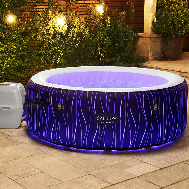 Discontinued Saluspa Hollywood Airjet 4-6 Person Inflatable Hot Tub (77 x 26 Inches)