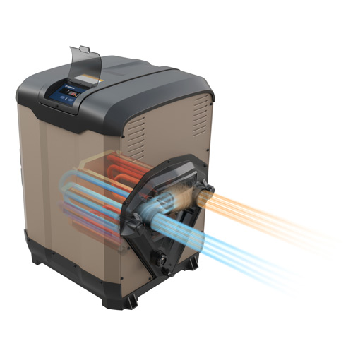 Hayward Universal HC Series Low NOx 400,000 BTU Dual Fuel Natural Gas / Propane Swimming Pool Heater