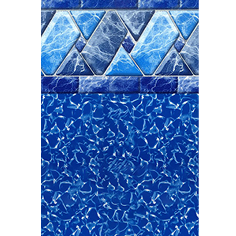 River Stone 12 x 20 ft Oval Beaded Liner 52 inch Standard